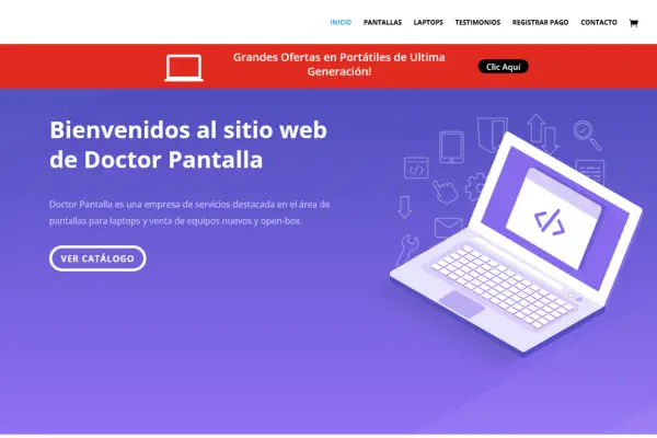 Sitio web de Dr. Pantalla